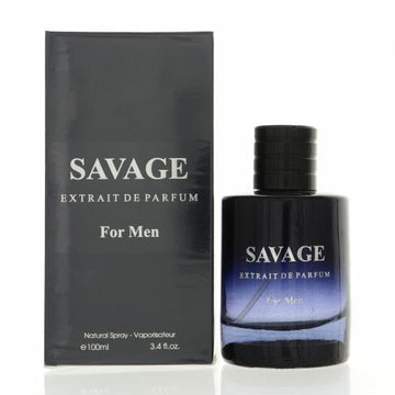 Savage Extrait De Parfum by Fragrance Couture for Men - 3.4 oz EDP Spray