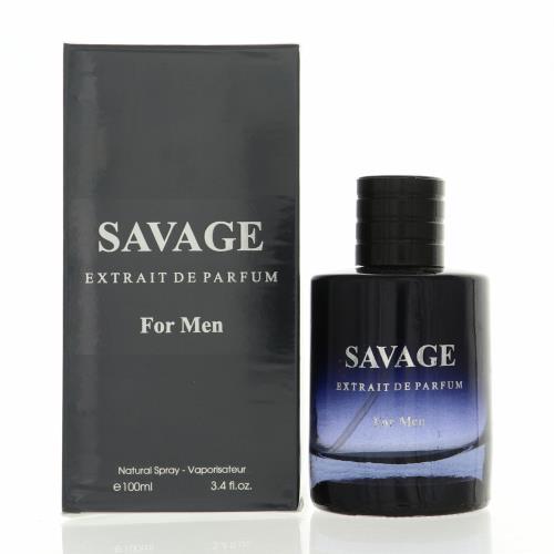 Savage Extrait De Parfum by Fragrance Couture for Men - 3.4 oz EDP Spray