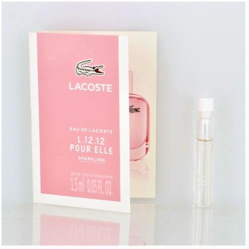 Lacoste Eau De Lacoste L.12.12 Pour Elle by Lacoste for Women - 0.05 oz EDT Pour Femme
