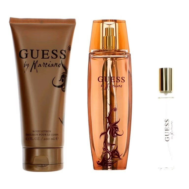Guess By Marciano by Guess for Women - 3 Pc Gift Set 3.4oz EDT Spray, 0.5oz EDT Spray, 6.7oz Body Lotion