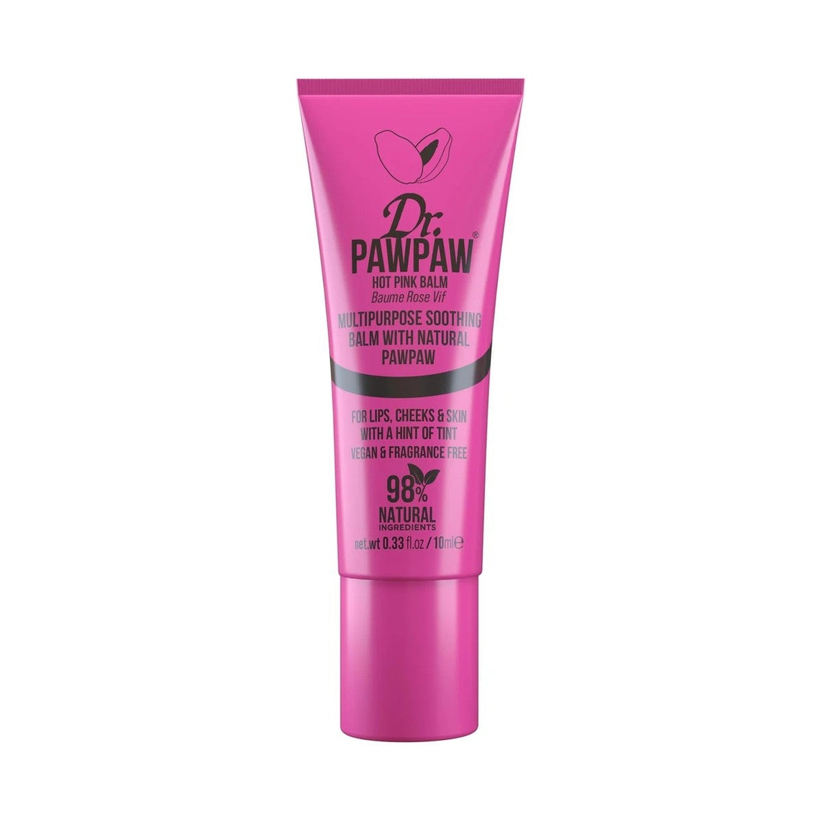 Hot Pink Balm by Dr. PawPaw for Women - 0.33 oz Lip Balm - Pack of 2