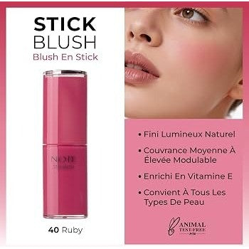 Note Stick Blush - 40 Ruby by Note Cosmetique for Women - 0.28 oz Blush