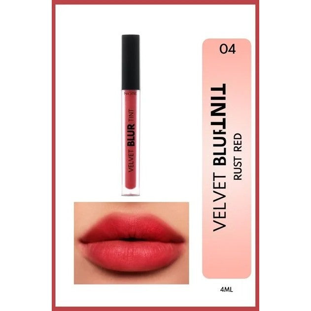 Velvet Blur Tint - 04 Rust Red by Note Cosmetique for Women - 0.14 oz Makeup