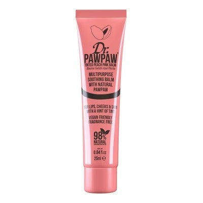 Multipurpose Soothing Tinted Balm - Peach Pink by Dr. PawPaw for Women - 0.33 oz Makeup (Unboxed)