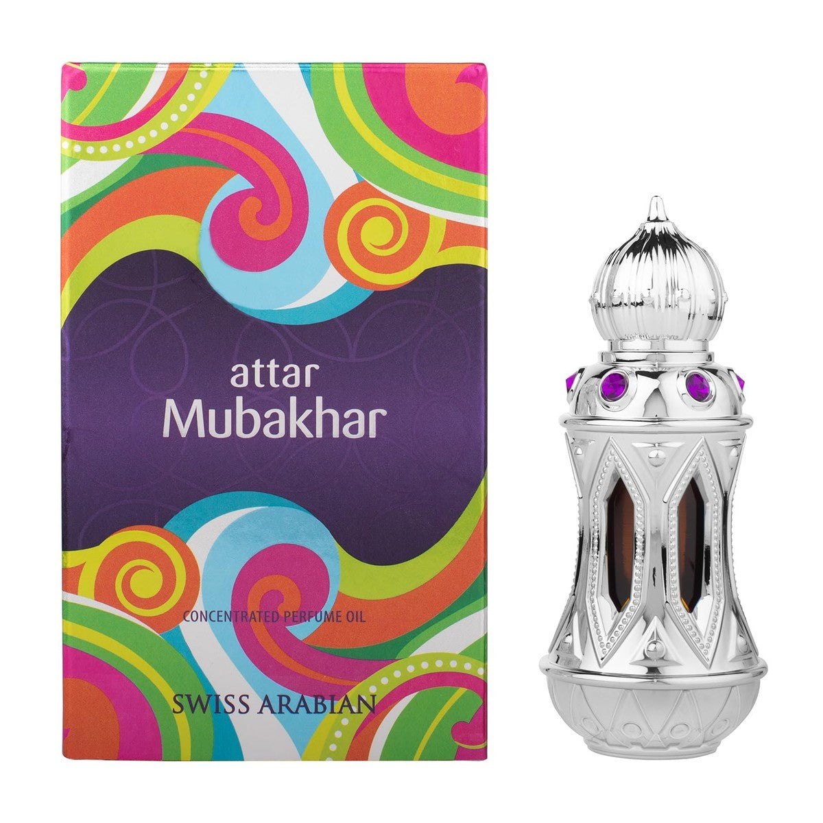 Attar Mubakhar by Swiss Arabian for Unisex - 0.67 oz Perfume Oil