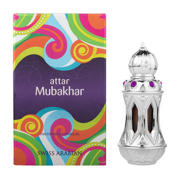 Attar Mubakhar by Swiss Arabian for Unisex - 0.67 oz Perfume Oil