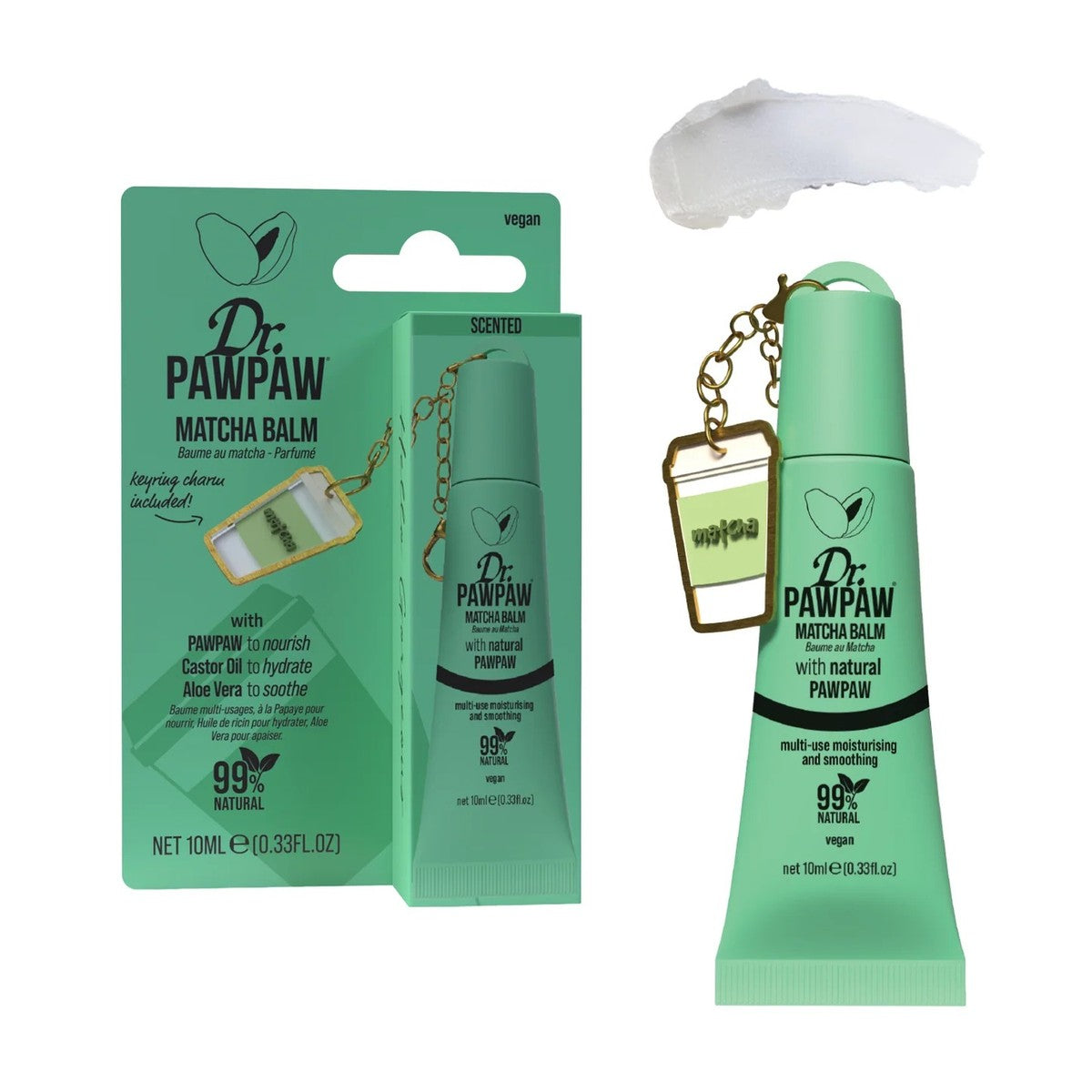 Charm Balm - Matcha by Dr. PawPaw for Women - 0.33 oz Lip Balm