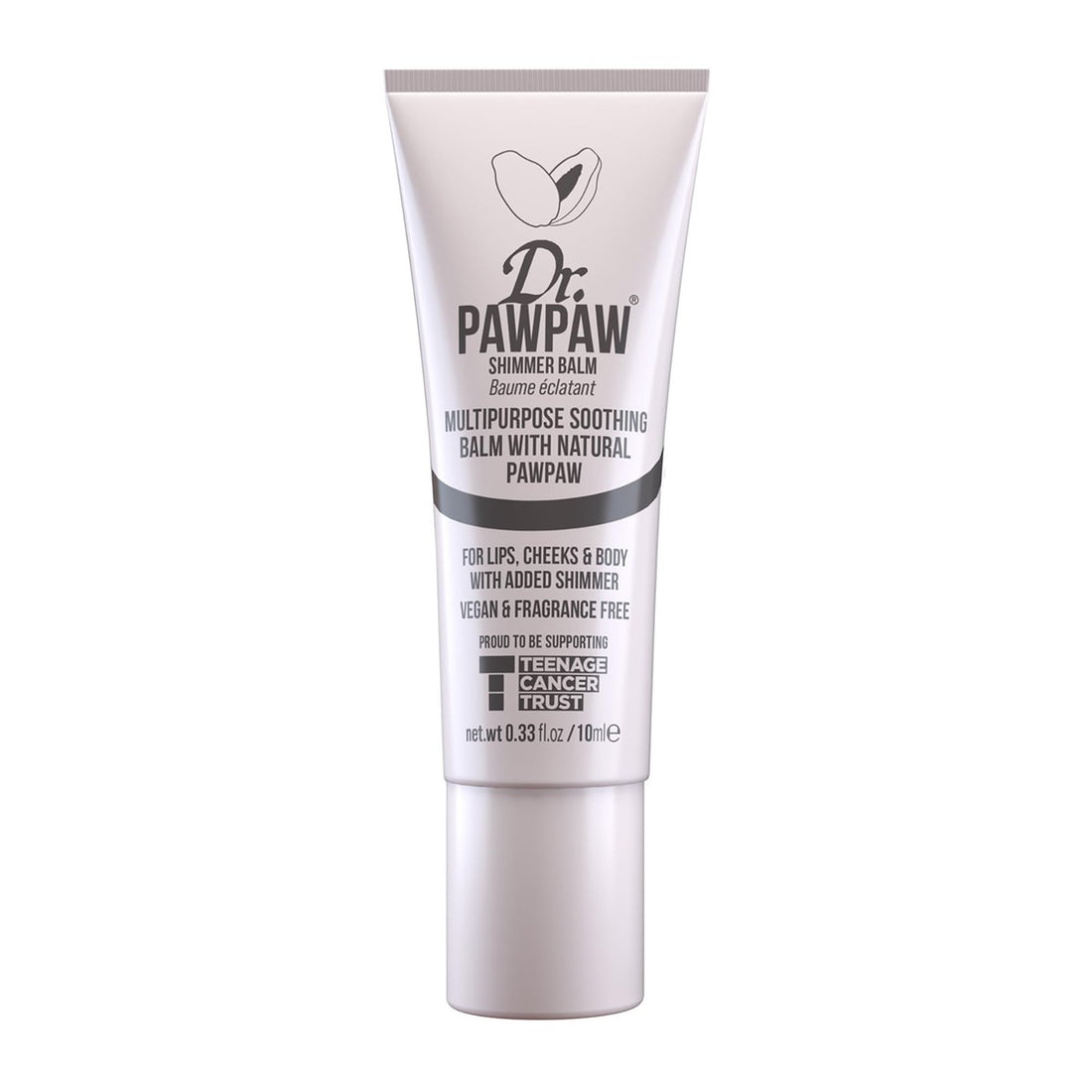 Shimmer Balm by Dr. PawPaw for Women - 0.33 oz Lip Balm - Pack of 2