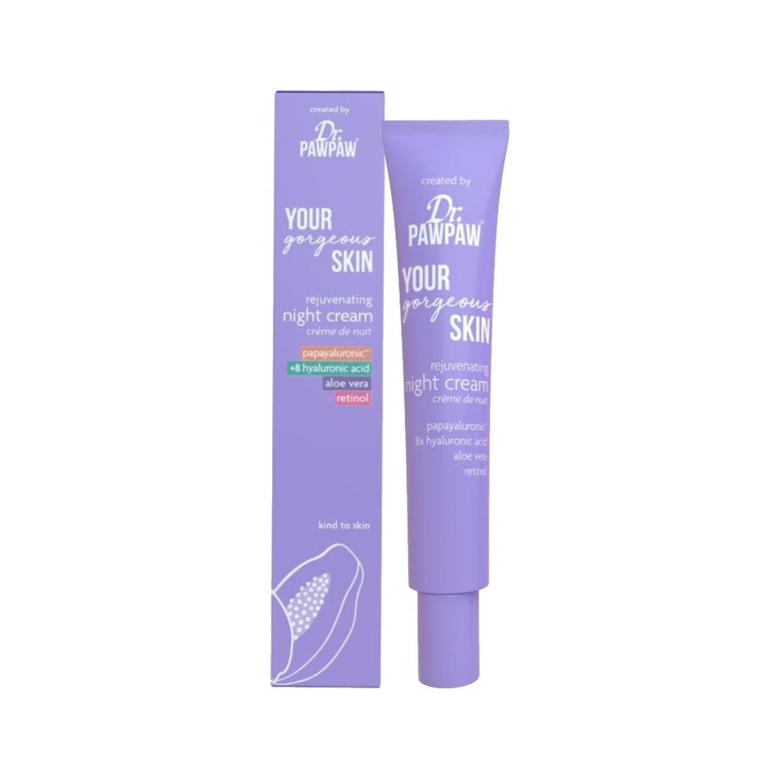 Your Gorgeous Skin Rejuvenating Night Cream by Dr. PawPaw for Unisex - 1.52 oz Cream
