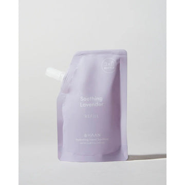 Hand Cleanser Refill - Soothing Lavender by Haan for Unisex - 3.38 oz Hand Sanitizer (Refill)
