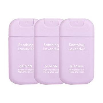 Hand Sanitizer - Soothing Lavender by Haan for Unisex - 1 oz Hand Sanitizer - Pack of 3