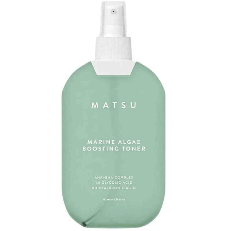 Marine Algae AHA BHA Facial Toner by Matsu for Women - 3.35 oz Toner