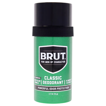 Classic Protection Deodorant Stick by Brut for Men - 2.7 oz Deodorant Stick