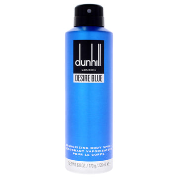 Desire Blue London by Alfred Dunhill for Men - 6 oz Body Spray