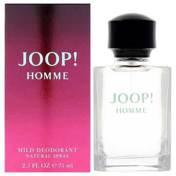 Joop by Joop for Men - 2.5 oz Mild Deodorant Spray