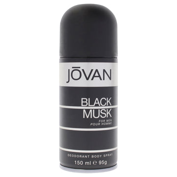 Jovan Black Musk by Jovan for Men - 5 oz Deodorant Spray