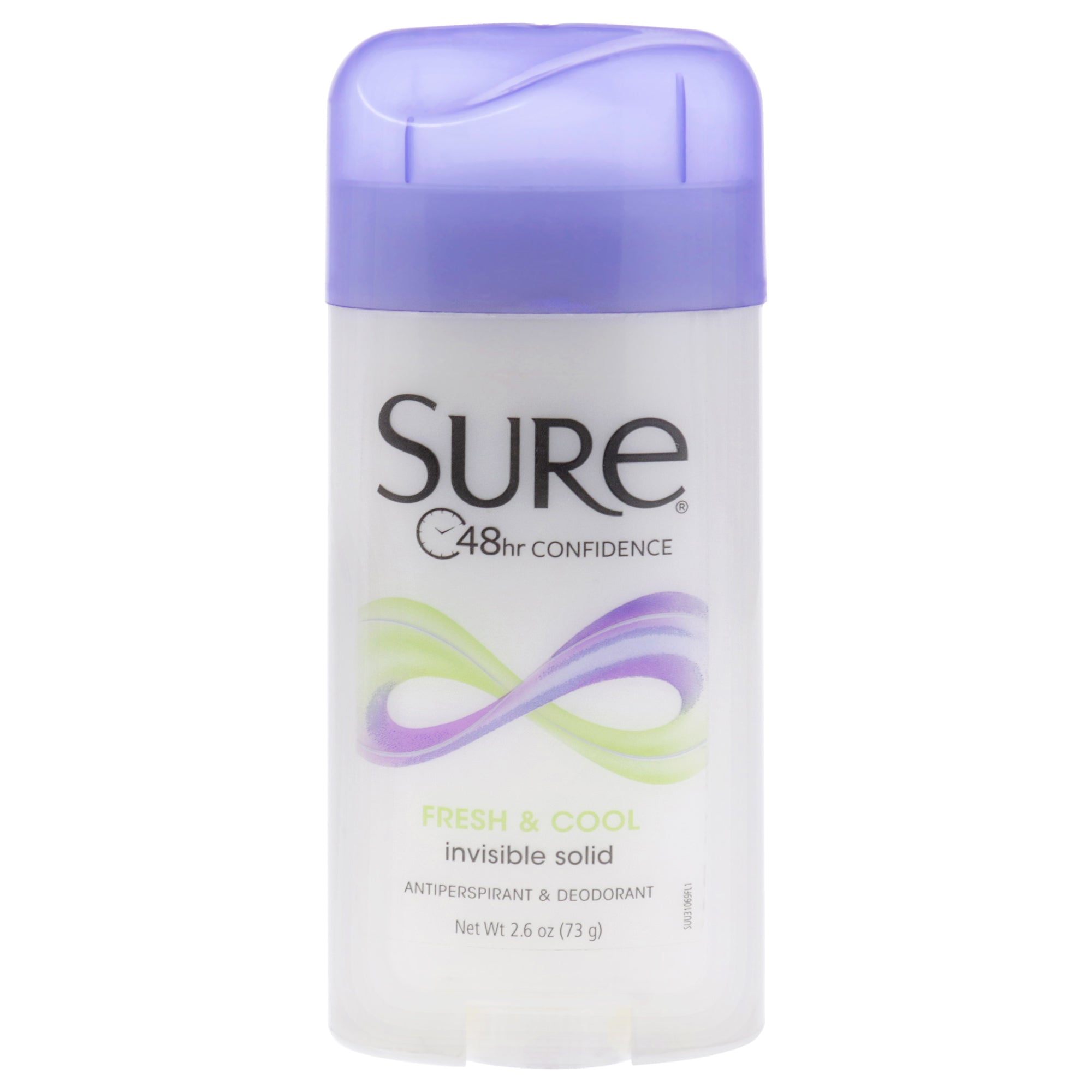 Invisible Solid Anti-Perspirant Deodorant - Fresh and Cool by Sure for Unisex - 2.6 oz Deodorant Stick