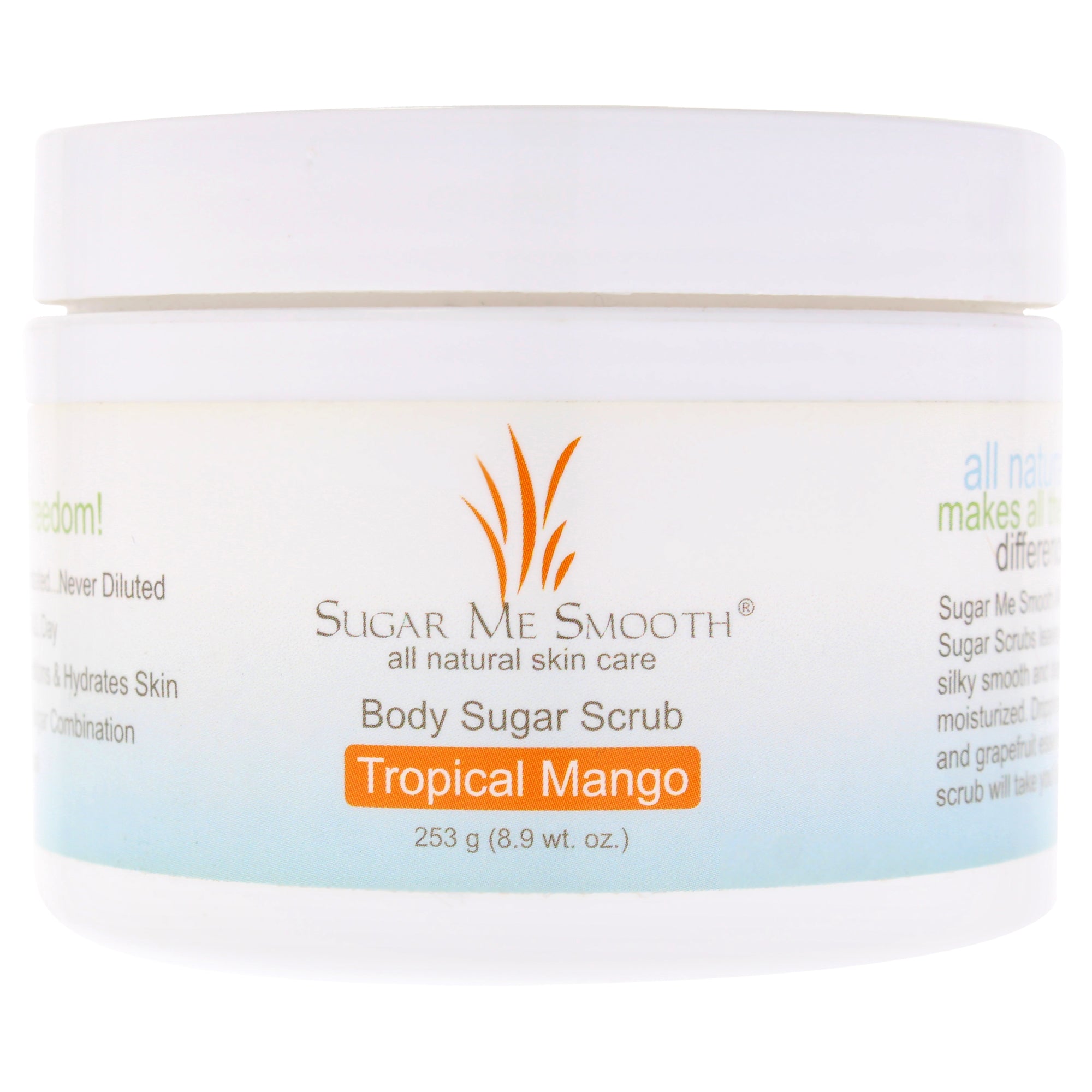 Body Sugar Scrub - Tropical Mango by Sugar Me Smooth for Unisex - 8.9 oz Scrub
