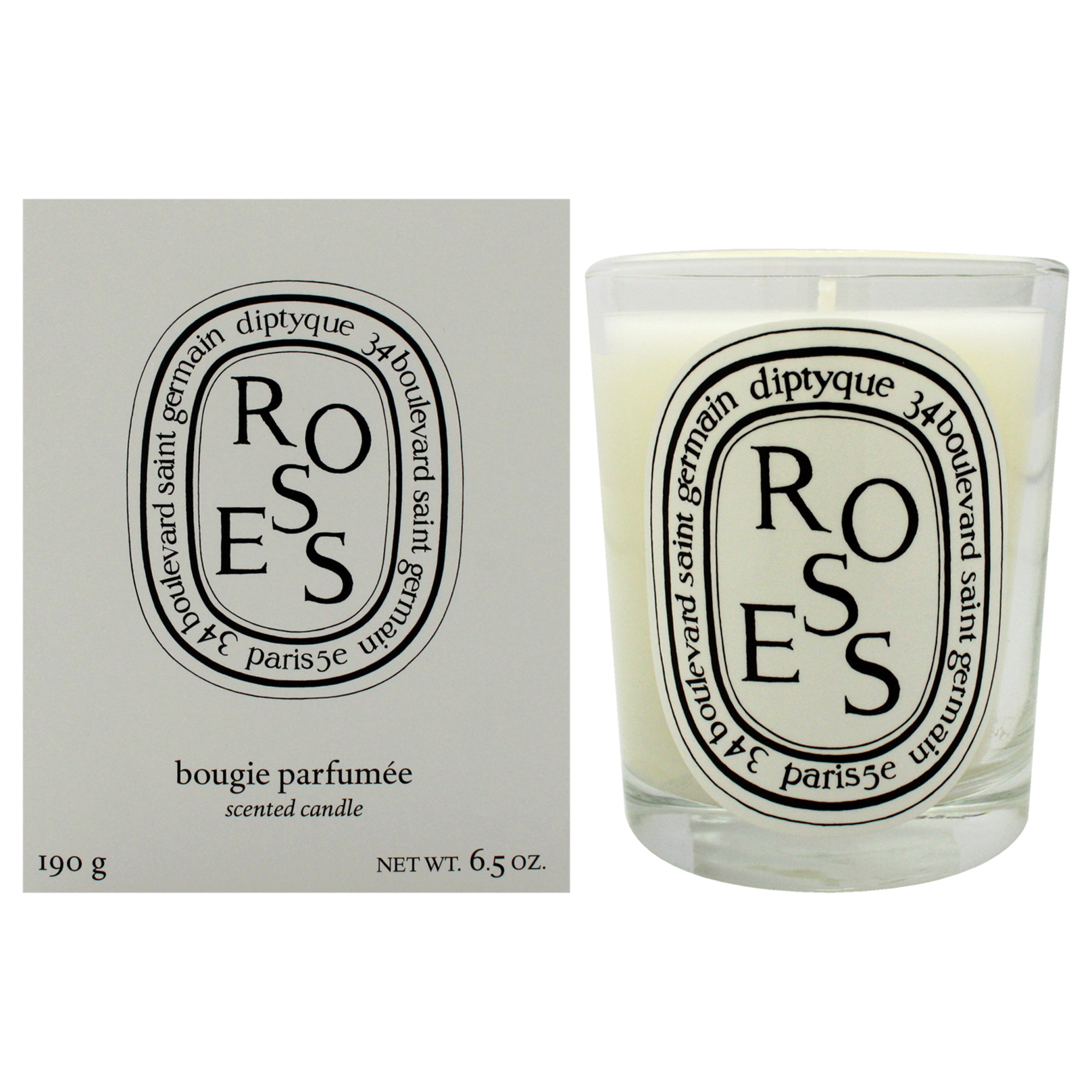 Roses Scented Candle by Diptyque for Unisex - 6.5 oz Candle