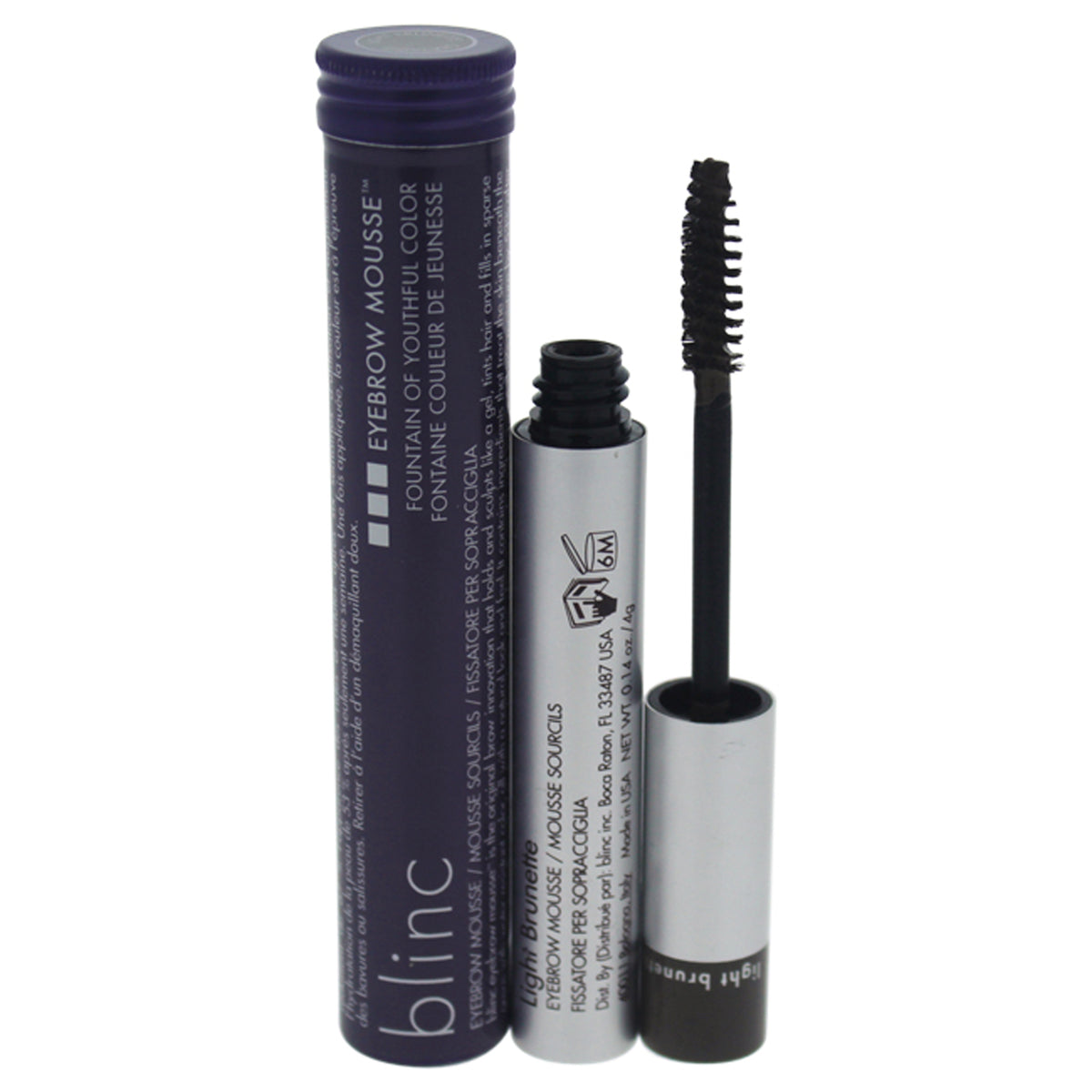 Eyebrow Mousse - Light Brunette by Blinc for Women - 0.16 oz Eyebrow Mousse