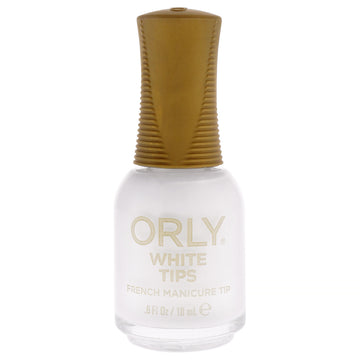 Nail Lacquer - 22001 White Tips by Orly for Women - 0.6 oz Nail Polish