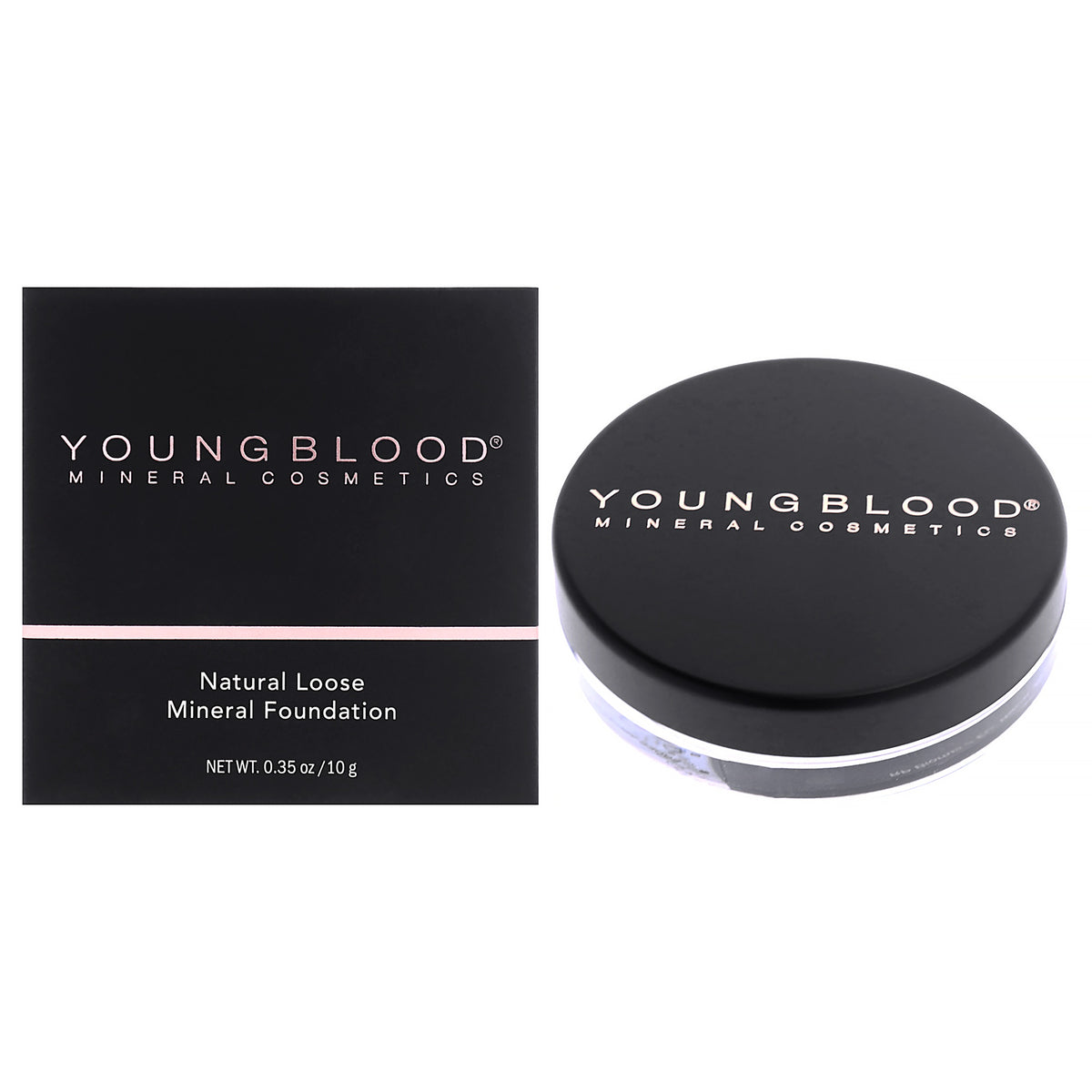 Natural Loose Mineral Foundation - Rose Beige by Youngblood for Women - 0.35 oz Foundation