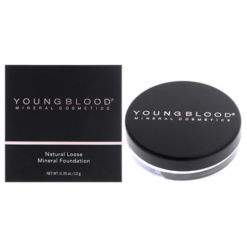 Natural Loose Mineral Foundation - Rose Beige by Youngblood for Women - 0.35 oz Foundation