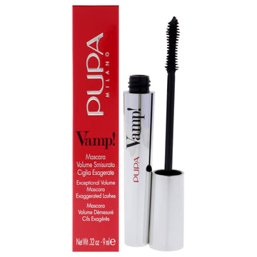 Vamp! Mascara - 100 Extra Black by Pupa Milano for Women - 0.32 oz Mascara