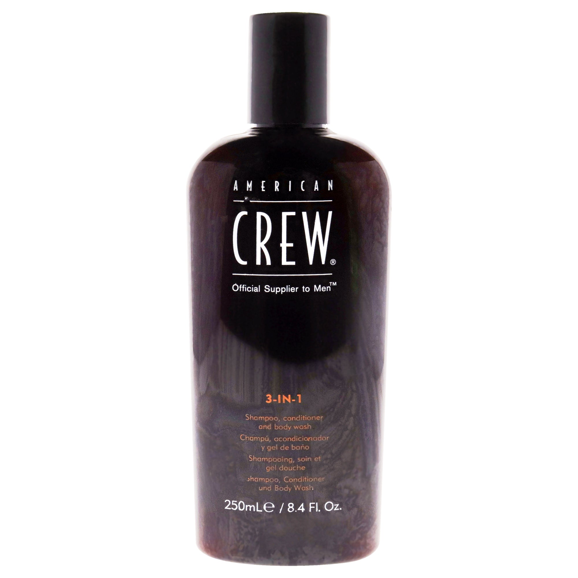 3-In-1 Shampoo, Conditioner and Body Wash by American Crew for Men - 8.4 oz Shampoo, Conditioner and Body Wash