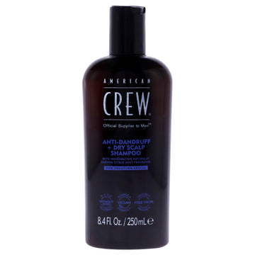 Anti-Dandruff Sebum Control Shampoo by American Crew for Men - 8.4 oz Shampoo