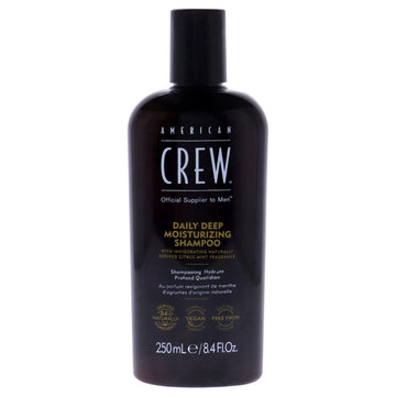 Daily Deep Moisturizing Shampoo by American Crew for Men - 8.4 oz Shampoo