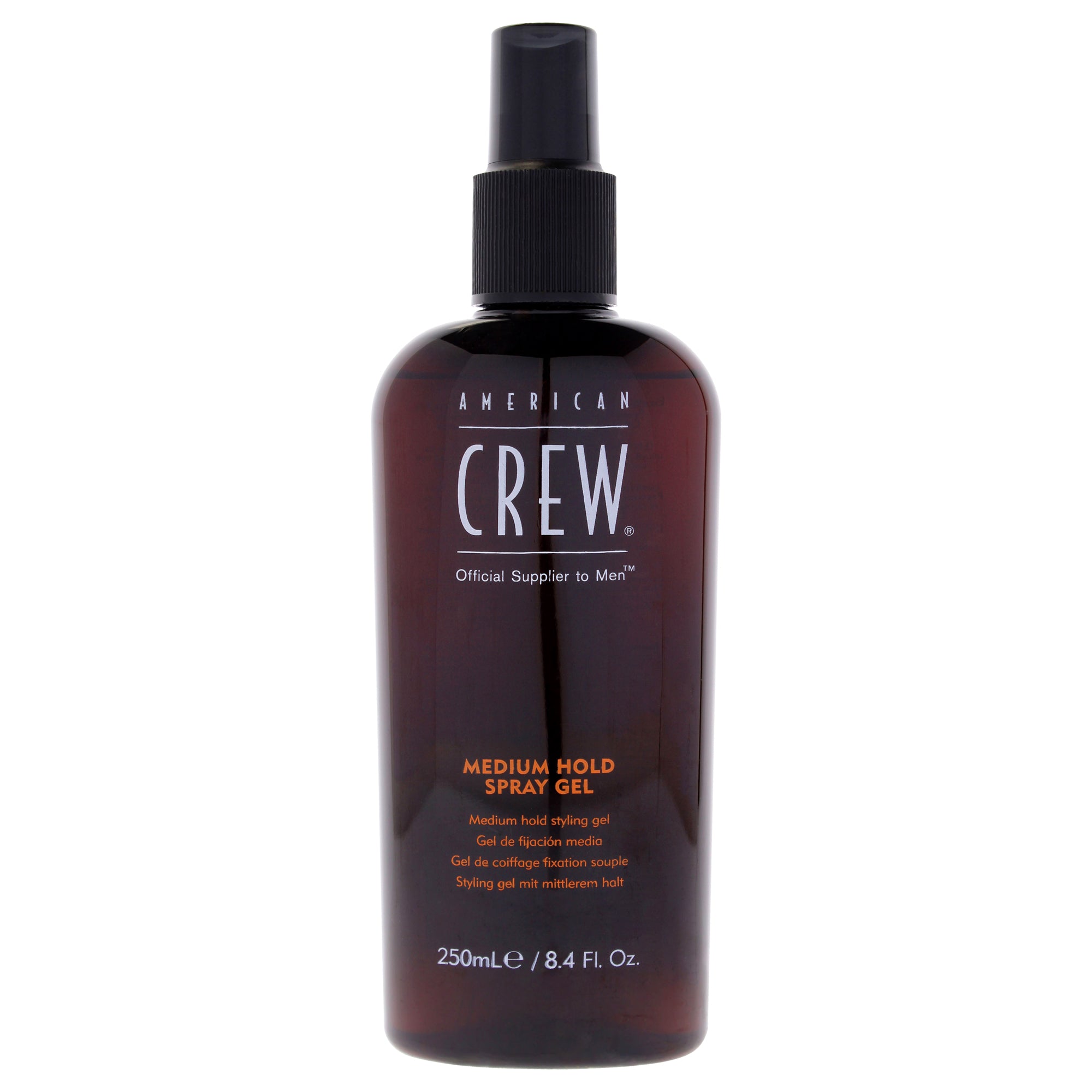 Spray Gel - Medium Hold by American Crew for Men - 8.4 oz Spray
