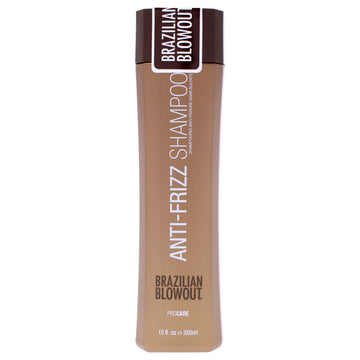 Anti-Frizz Shampoo by Brazilian Blowout for Unisex - 12 oz Shampoo