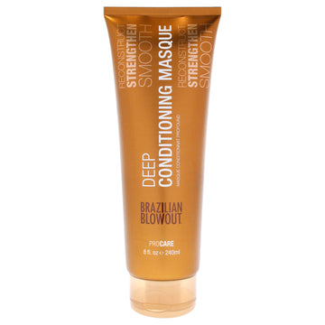 Deep Conditioning Masque by Brazilian Blowout for Unisex - 8 oz Mask