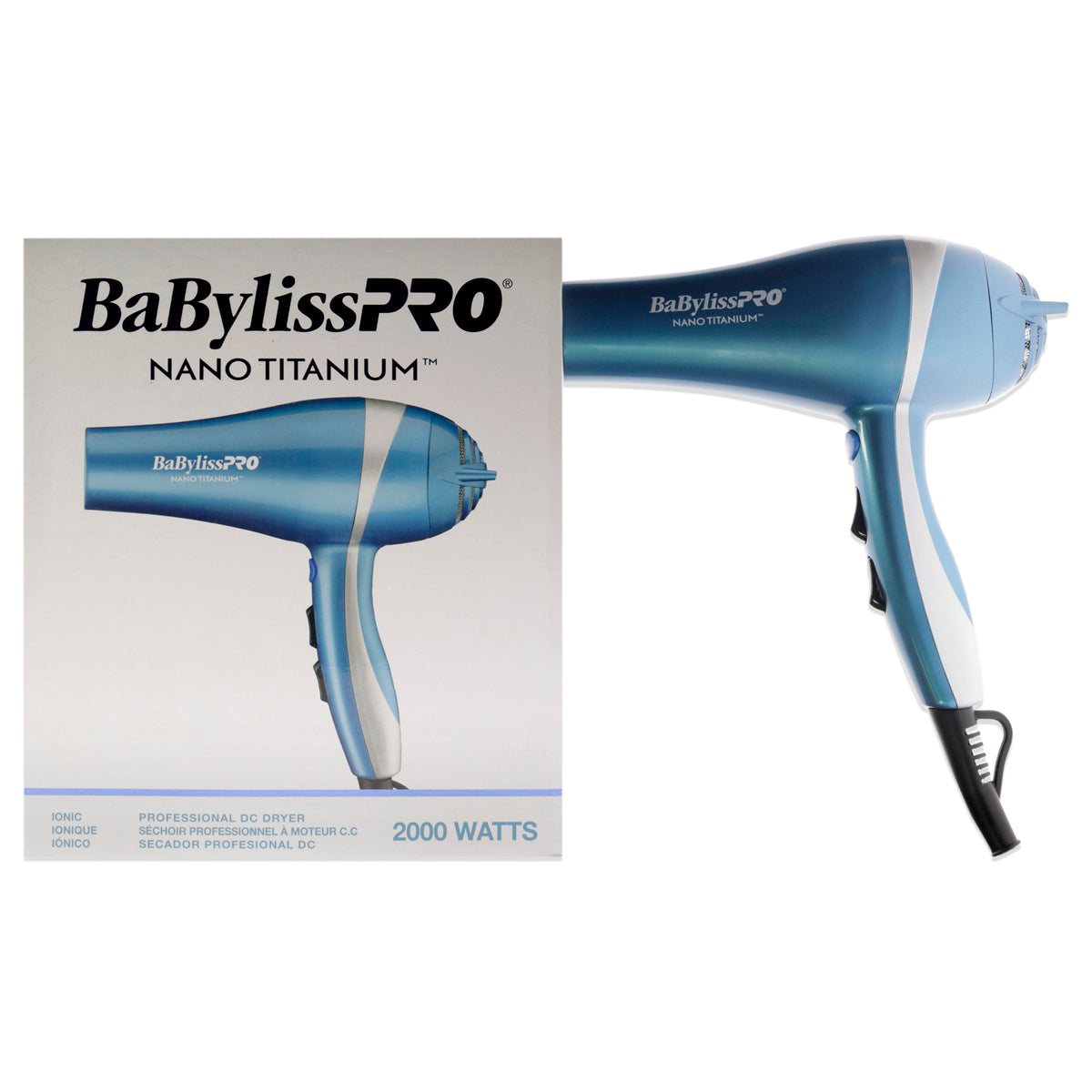 Nano Titanium Hair Dryer - BNT5548 by BaBylissPRO for Unisex - 1 Pc Hair Dryer