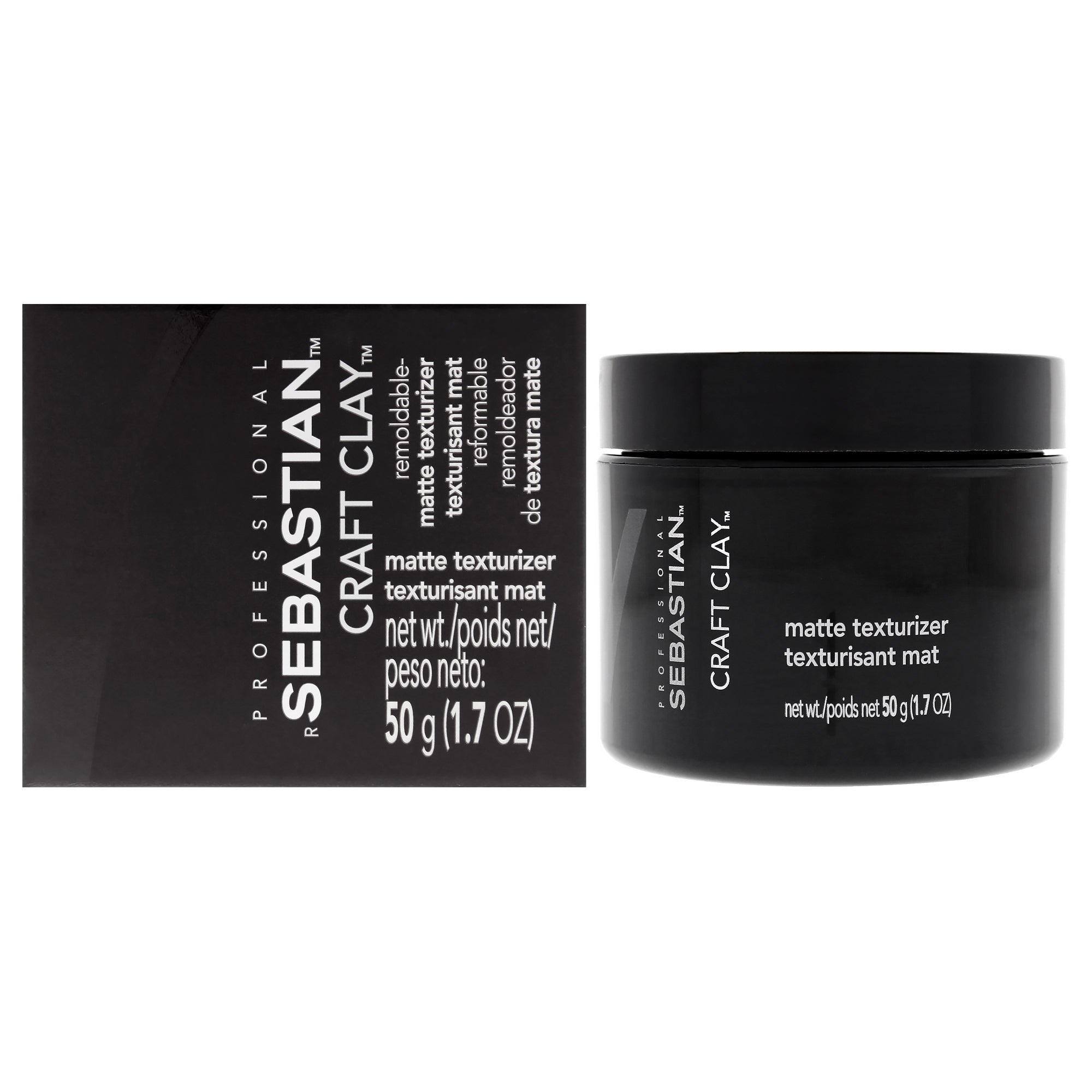 Craft Clay Remoldable Matte Texturizer by Sebastian for Unisex - 1.7 oz Clay