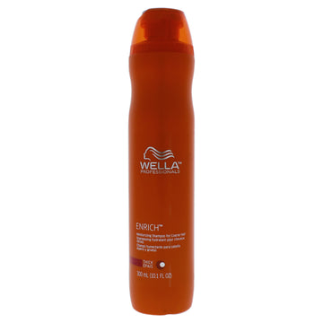 Enrich Moisturizing Shampoo For Coarse For Coarse Hair by Wella for Unisex - 10.1 oz Shampoo