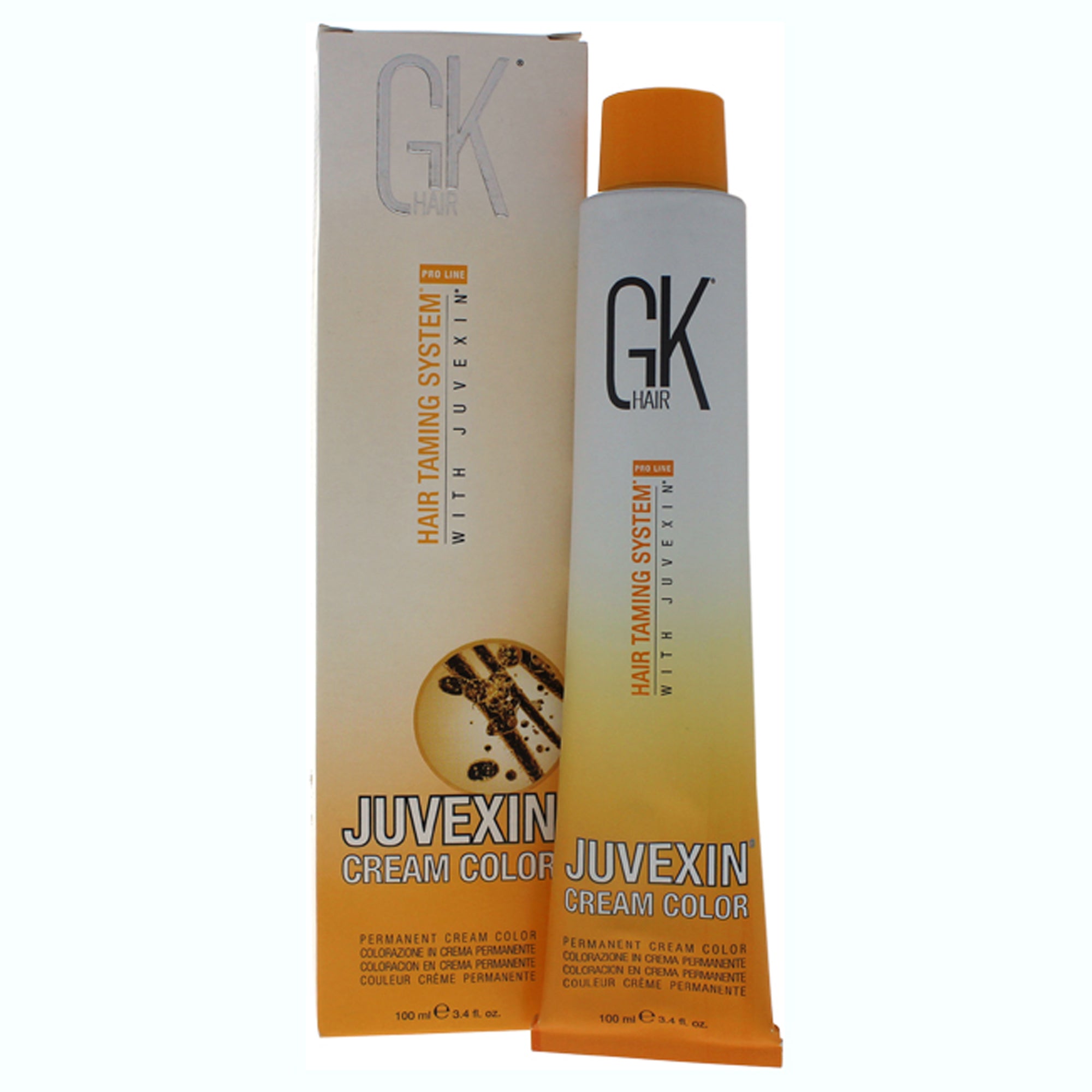 Hair Taming System Juvexin Cream Color - # 6.7 Dark Sand Blonde by Global Keratin for Unisex - 3.4 oz Hair Color