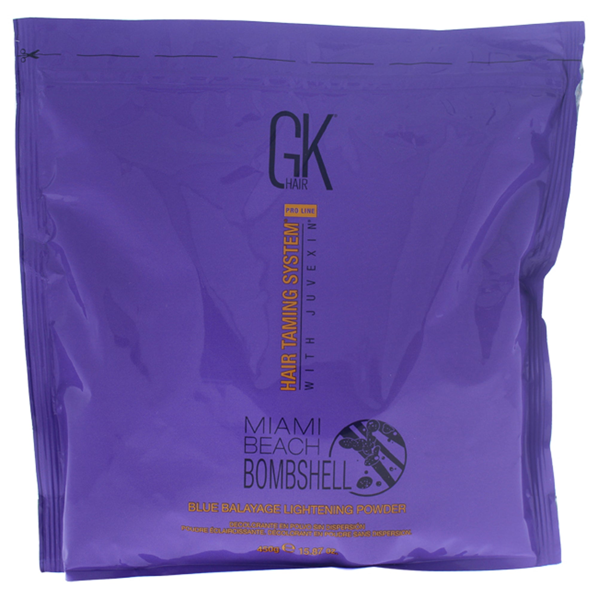 Miami Beach Bombshell Blue Balayage Lightening Powder by Global Keratin for Unisex - 15.87 oz Lightener