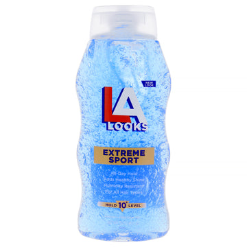Extreme Sport Hold 10 Plus Level Hair Gel by L.A. Looks for Unisex - 20 oz Gel