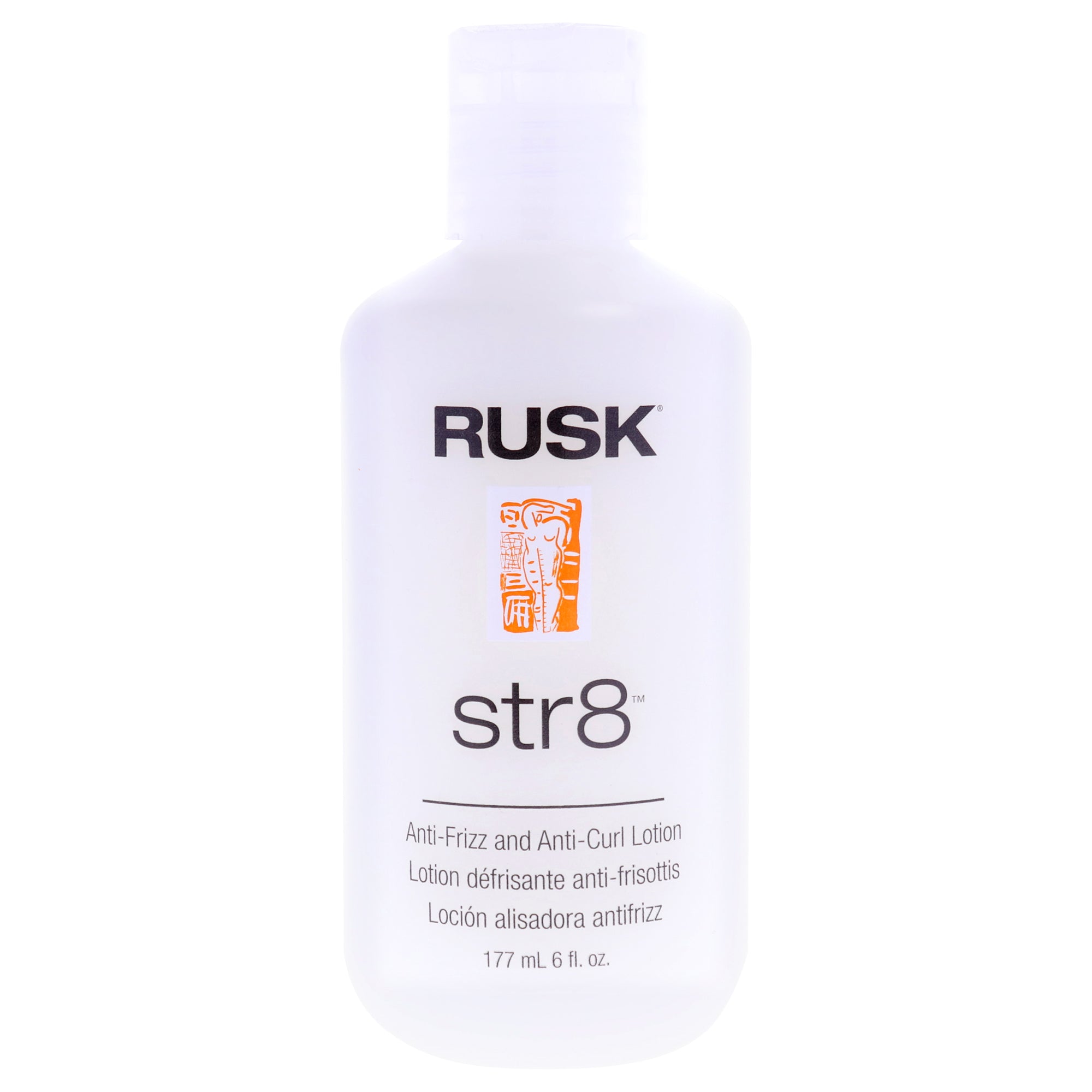 Str8 Anti-Frizz and Anti-Curl Lotion by Rusk for Unisex - 6 oz Lotion
