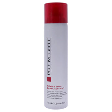Flexible Style Super Clean Spray by Paul Mitchell for Unisex - 9.5 oz Hair Spray