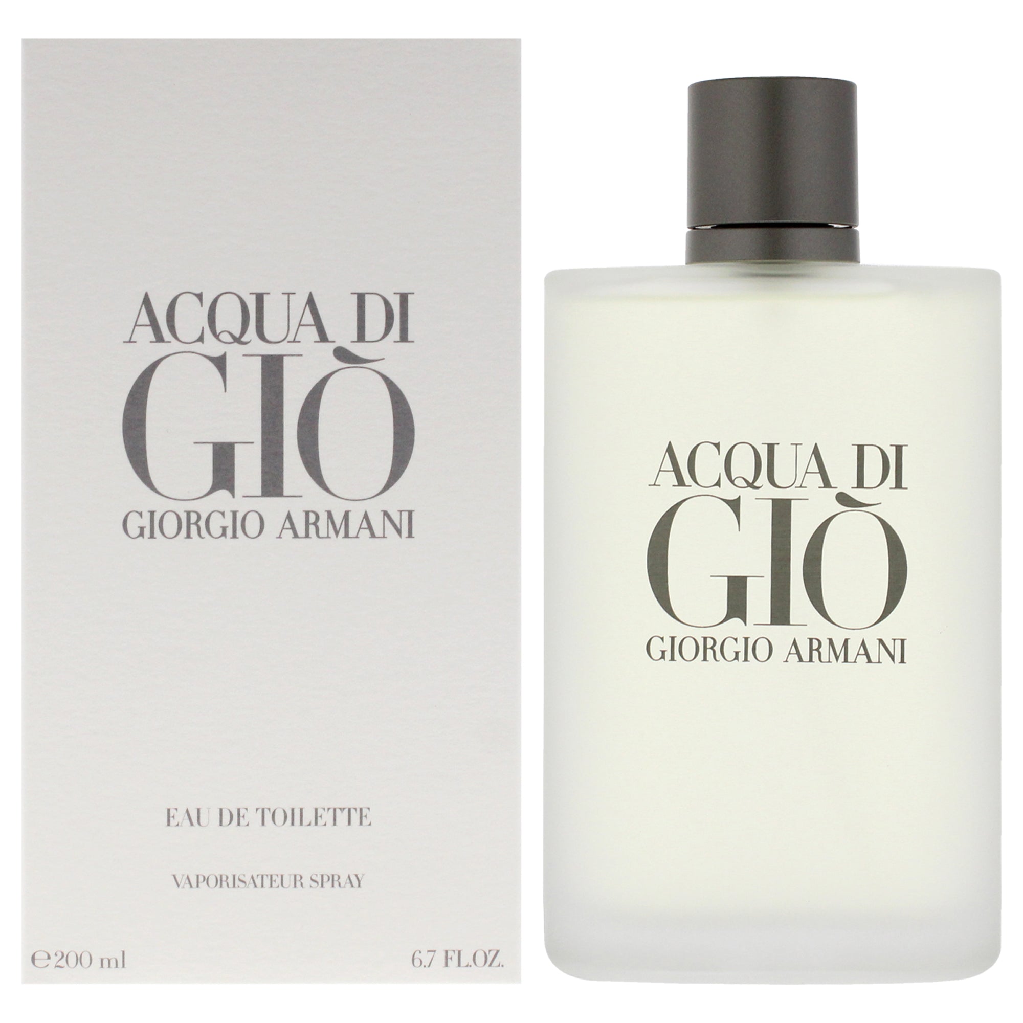Acqua Di Gio by Giorgio Armani for Men - 6.7 oz EDT Spray (Refillable)