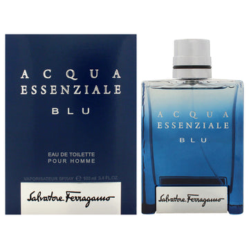 Acqua Essenziale Blu by Salvatore Ferragamo for Men - 3.4 oz EDT Spray