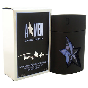 Angel Rubber Flask by Thierry Mugler for Men - 1.7 oz EDT Spray (Refillable)