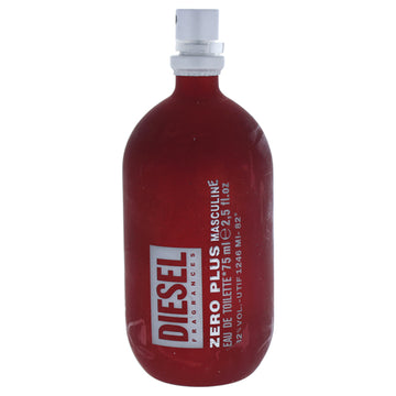 Diesel Zero Plus by Diesel for Men - 2.5 oz EDT Spray