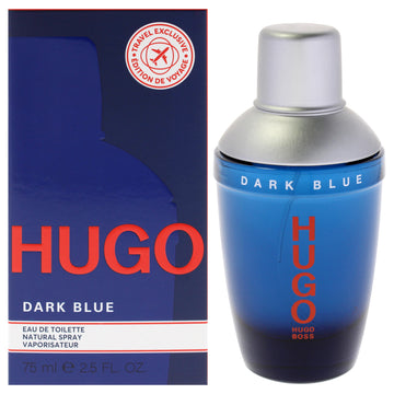 Hugo Dark Blue by Hugo Boss for Men - 2.5 oz EDT Spray