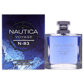 Nautica Voyage N83 by Nautica for Men - 3.3 oz EDT Spray