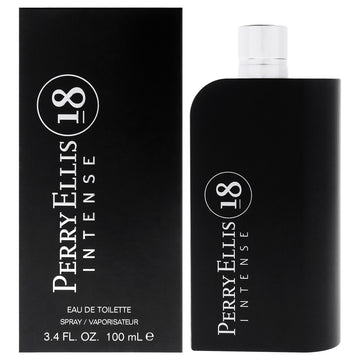 Perry Ellis 18 Intense by Perry Ellis for Men - 3.4 oz EDT Spray