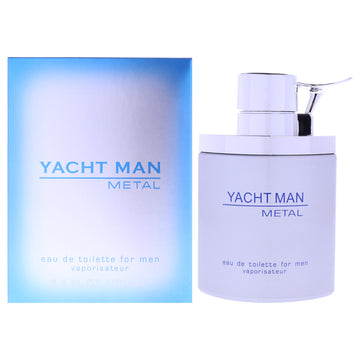 Yacht Man Metal by Myrurgia for Men - 3.4 oz EDT Spray